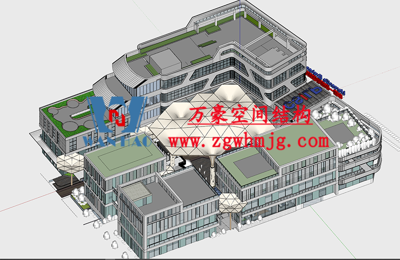 萬豪2022第3標(biāo)-中國(guó)東盟特色商品匯聚中心膜鋼構(gòu)工程