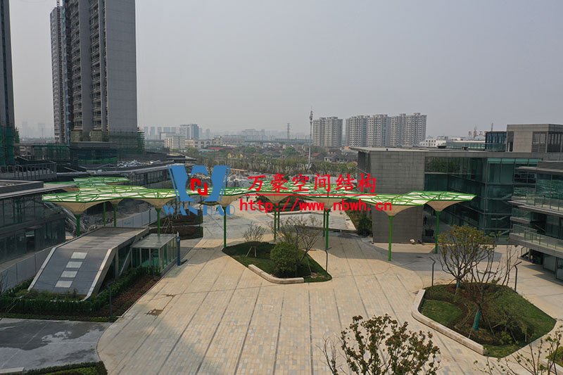五鄉(xiāng)地鐵站傘狀PTFE膜結構