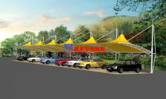 膜結(jié)構(gòu)車棚支撐柱原料該如何選擇，有哪些事項需要注意？